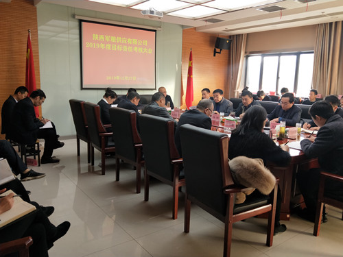 糧農集團考核組對軍供公司2019年度目標責任進行考核